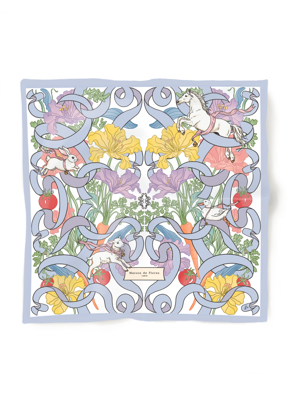 The Spring Scarf (Blue)