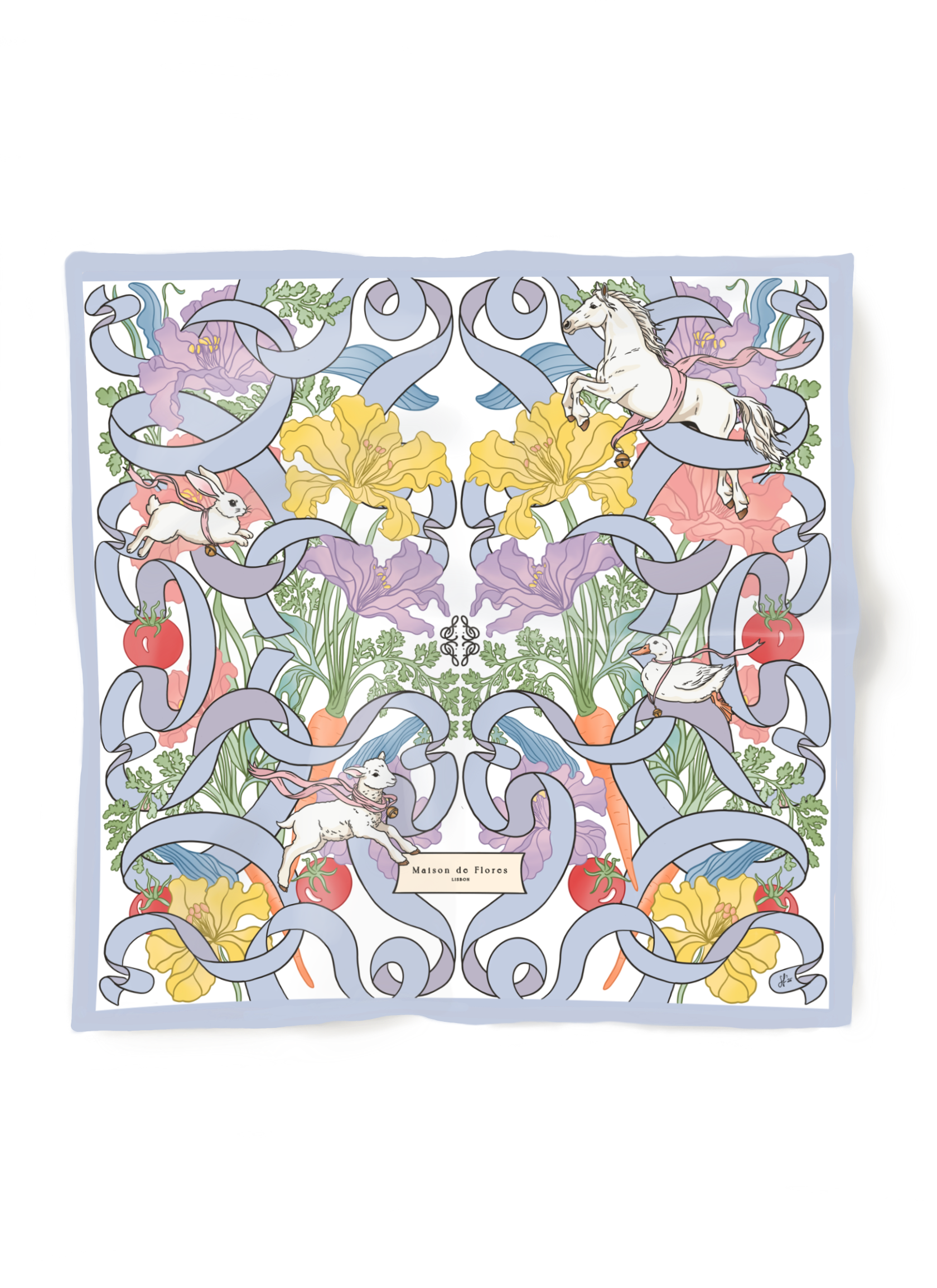 The Spring Scarf (Blue)