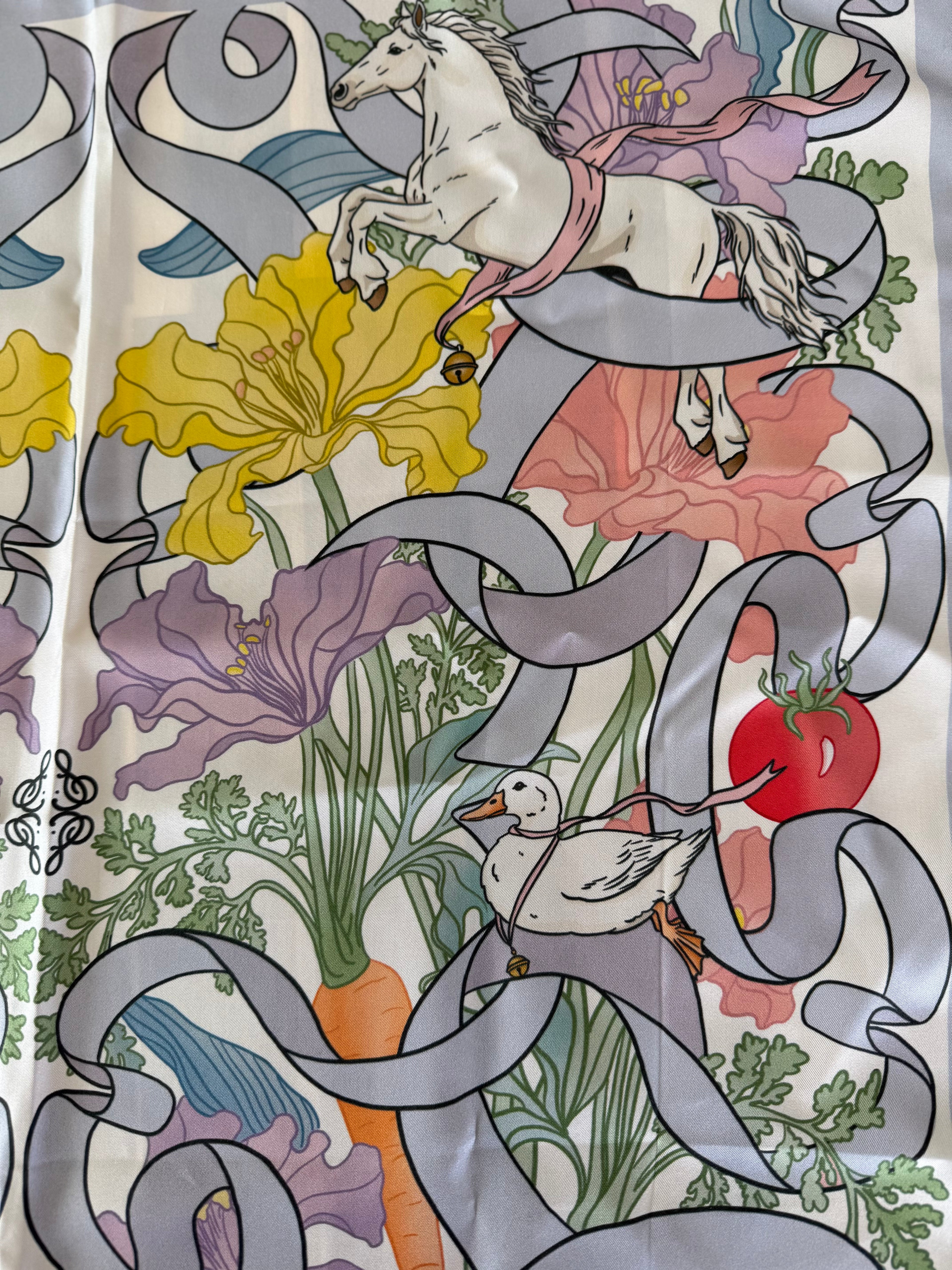 The Spring Scarf (Blue)