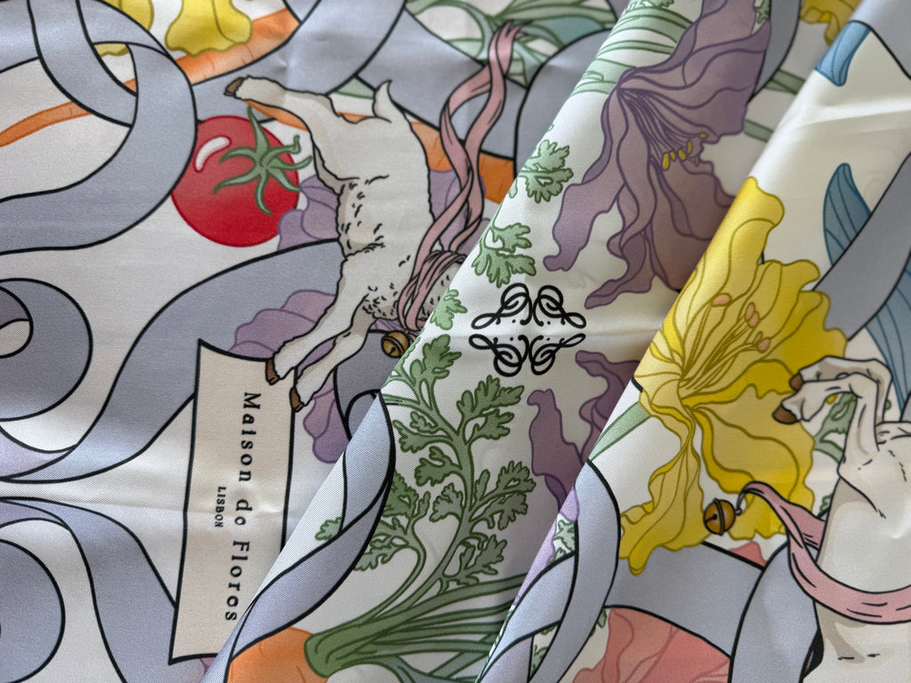 The Spring Scarf (Blue)