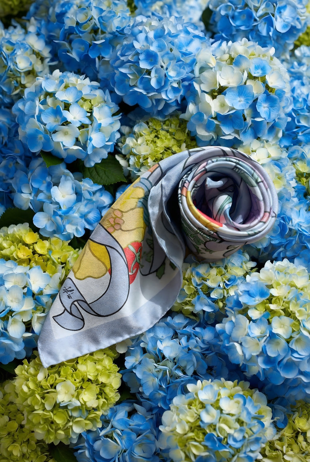 The Spring Scarf (Blue)